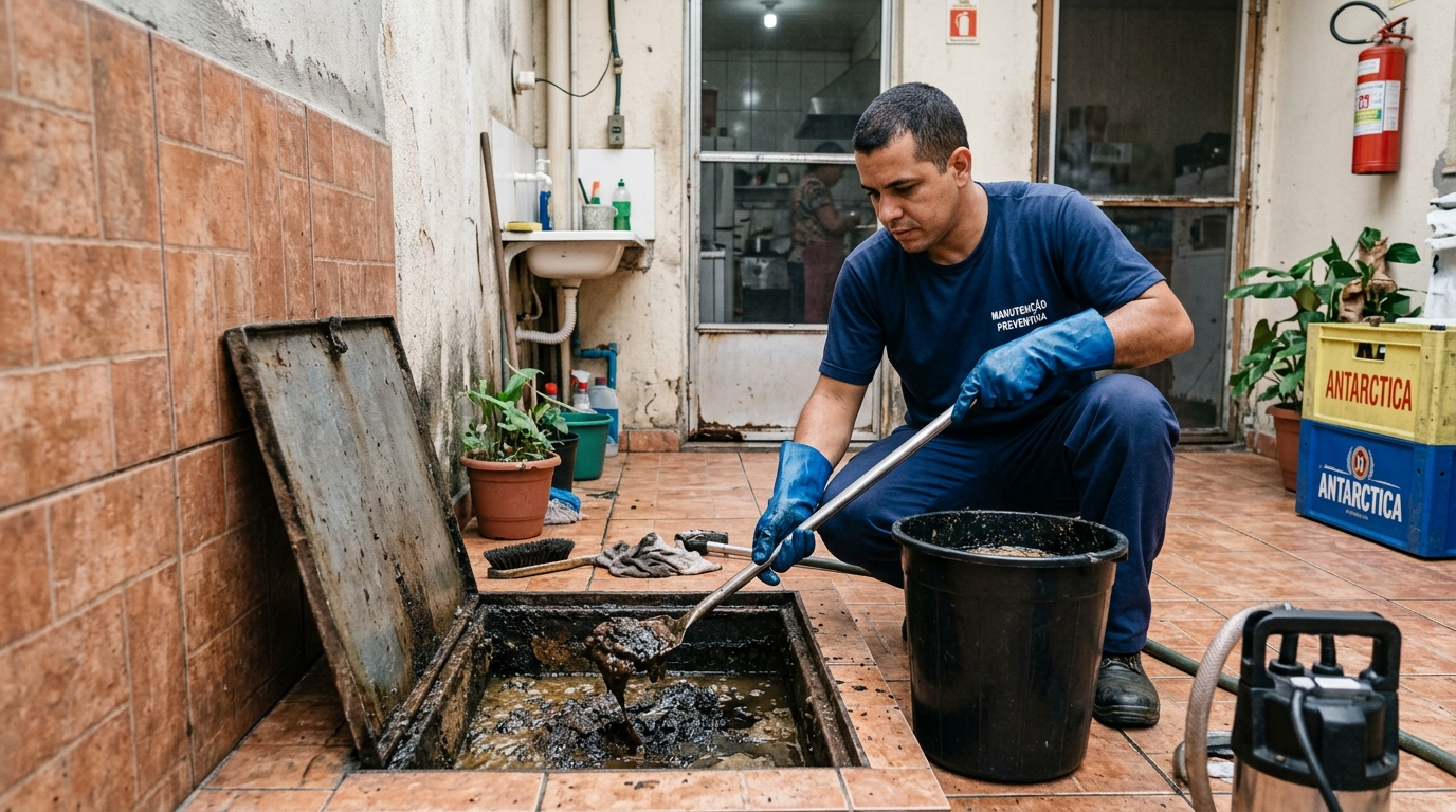 Limpeza de Caixa de Gordura perto de mim em Vitória‑ES